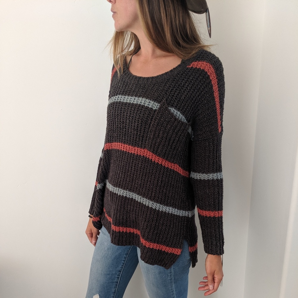 Free People Greenwich Village Striped Sweater